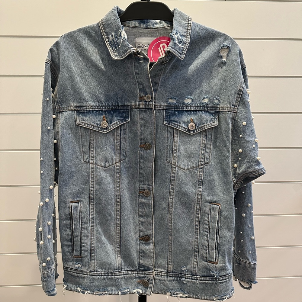Chelsea DeBoer Penny Pearl Denim Jacket